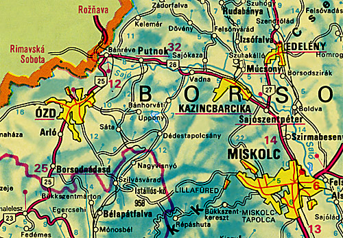 miskolctapolca és környéke térkép Miskolc Kornyeke Terkep miskolctapolca és környéke térkép